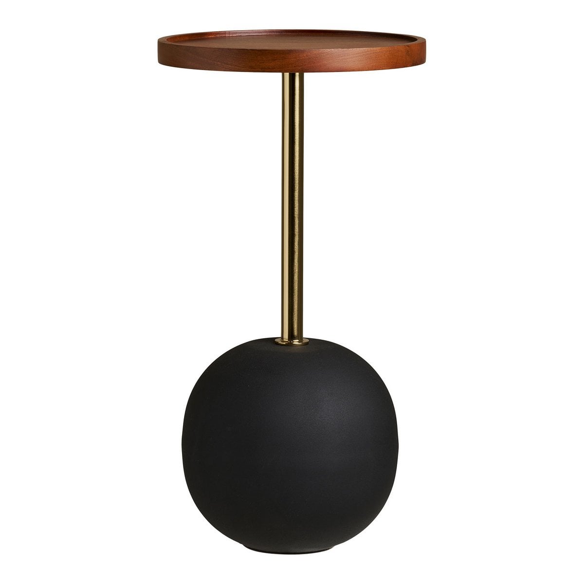 Beistelltisch aus Mangoholz und Stahl, Ø, 30 × 56 cm | VIA X SELECTION