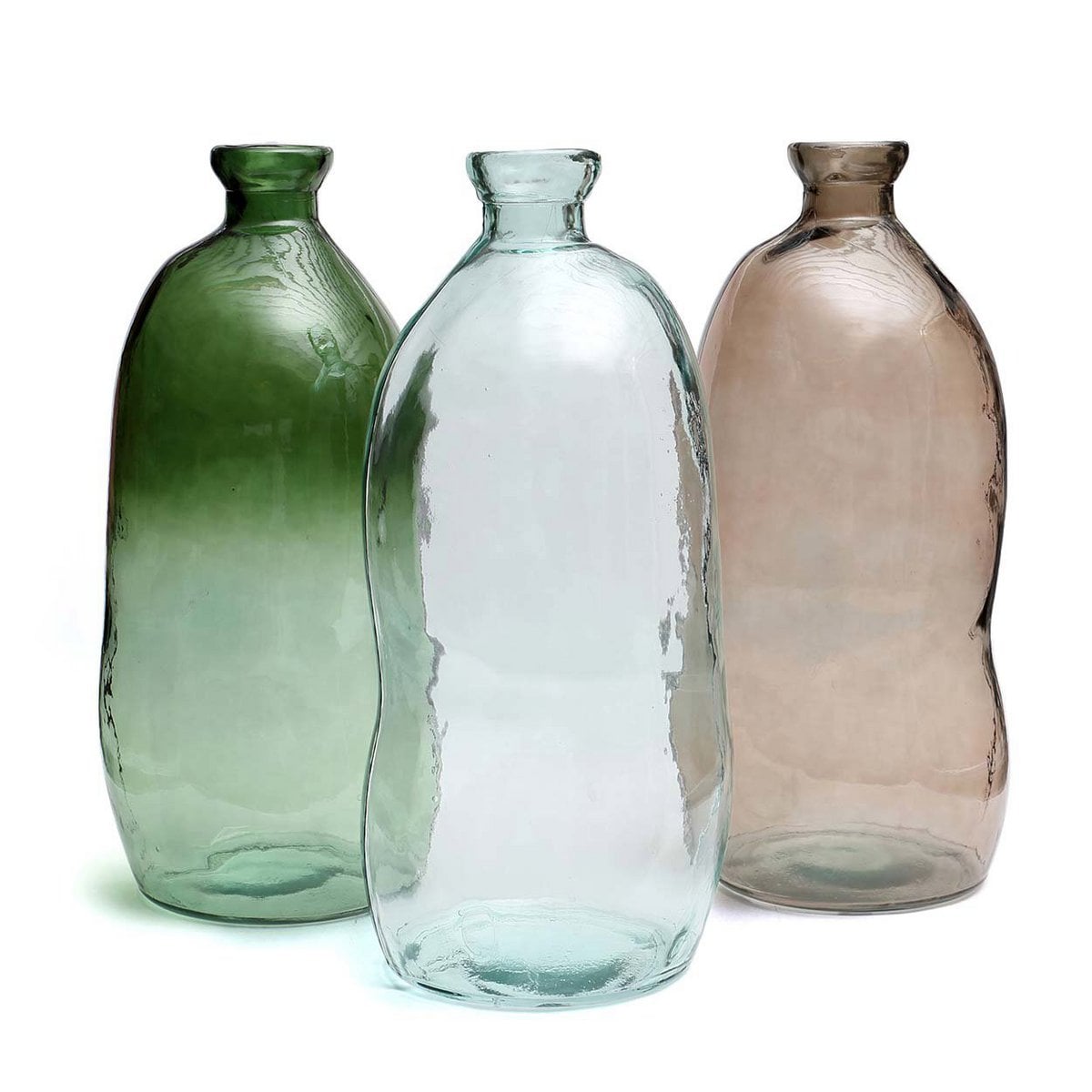 Hohe Vase aus grünem Glas | VIA X SELECTION