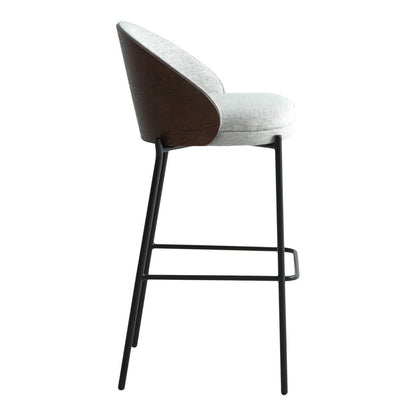 Barstuhl grau-braun im 2er-Set | VIA X SELECTION