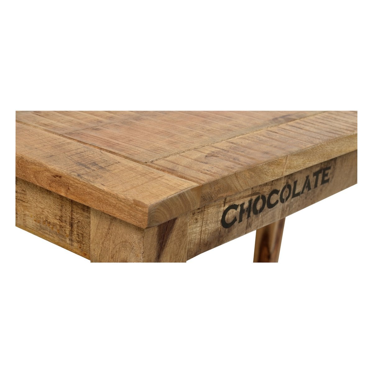 Esstisch Mangoholz Vintage-Print, 140 × 70 cm | VIA X SELECTION
