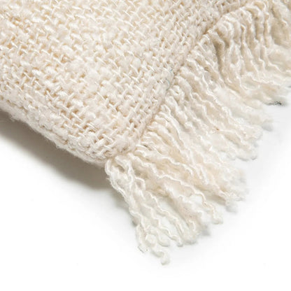 Kissenbezug aus Baumwolle in Creme, 30 × 50 cm | VIA X SELECTION
