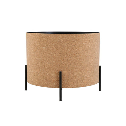 2er-Couchtisch-Set aus Kork und Metall 63 × 63 × 48,5 cm | VIA X SELECTION