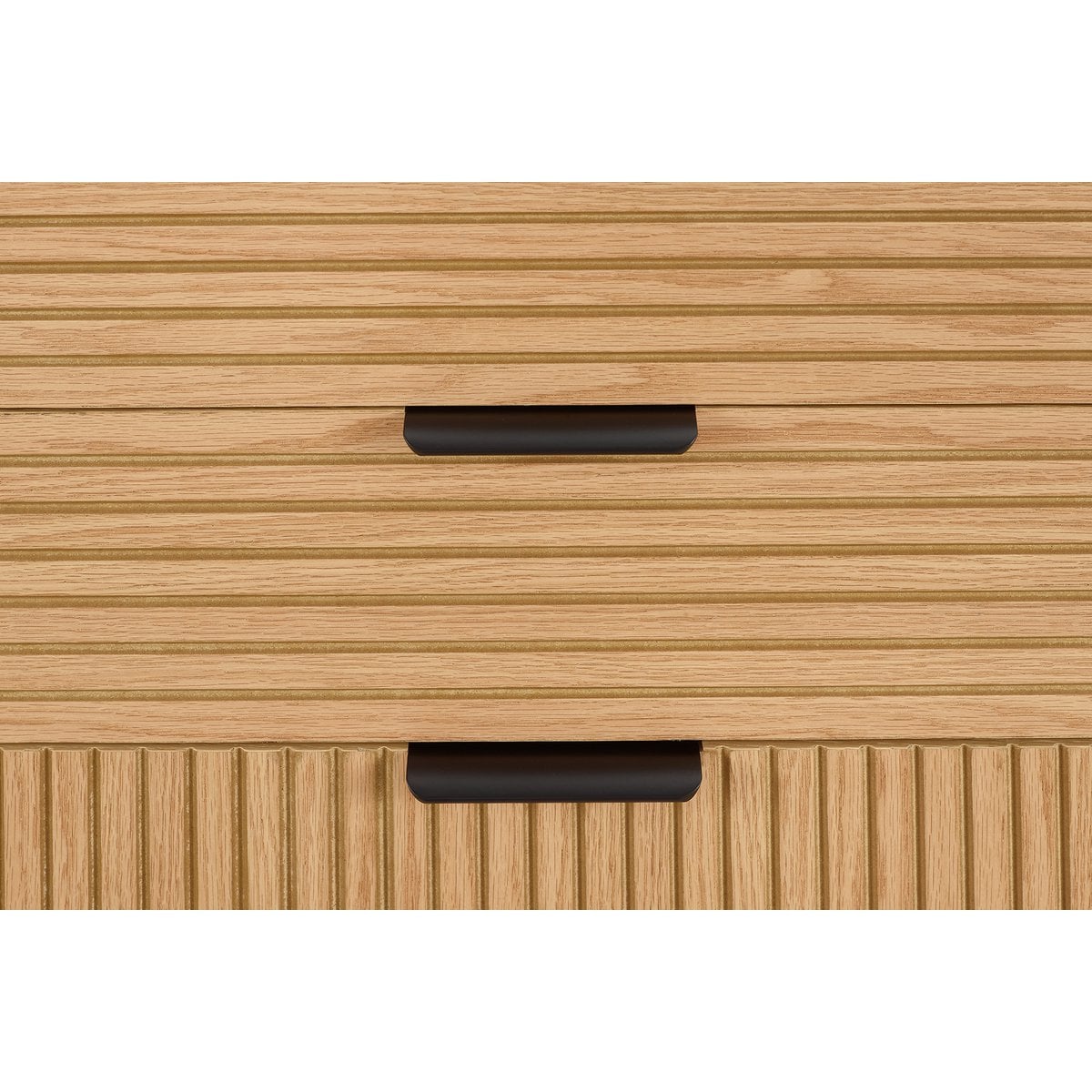 Breite Kommode mit Eichenfront, 40 × 120 × 80 cm | VIA X SELECTION