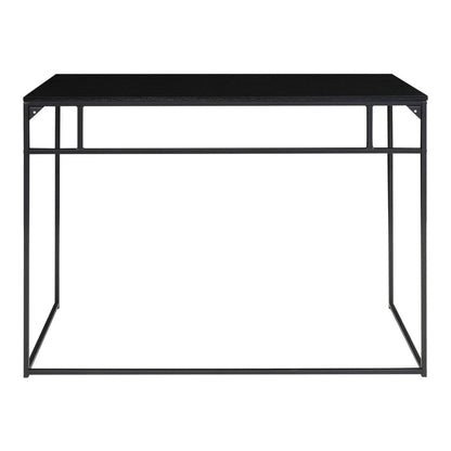 Schreibtisch schwarz mit Glasplatte, 100 × 45 cm | VIA X SELECTION