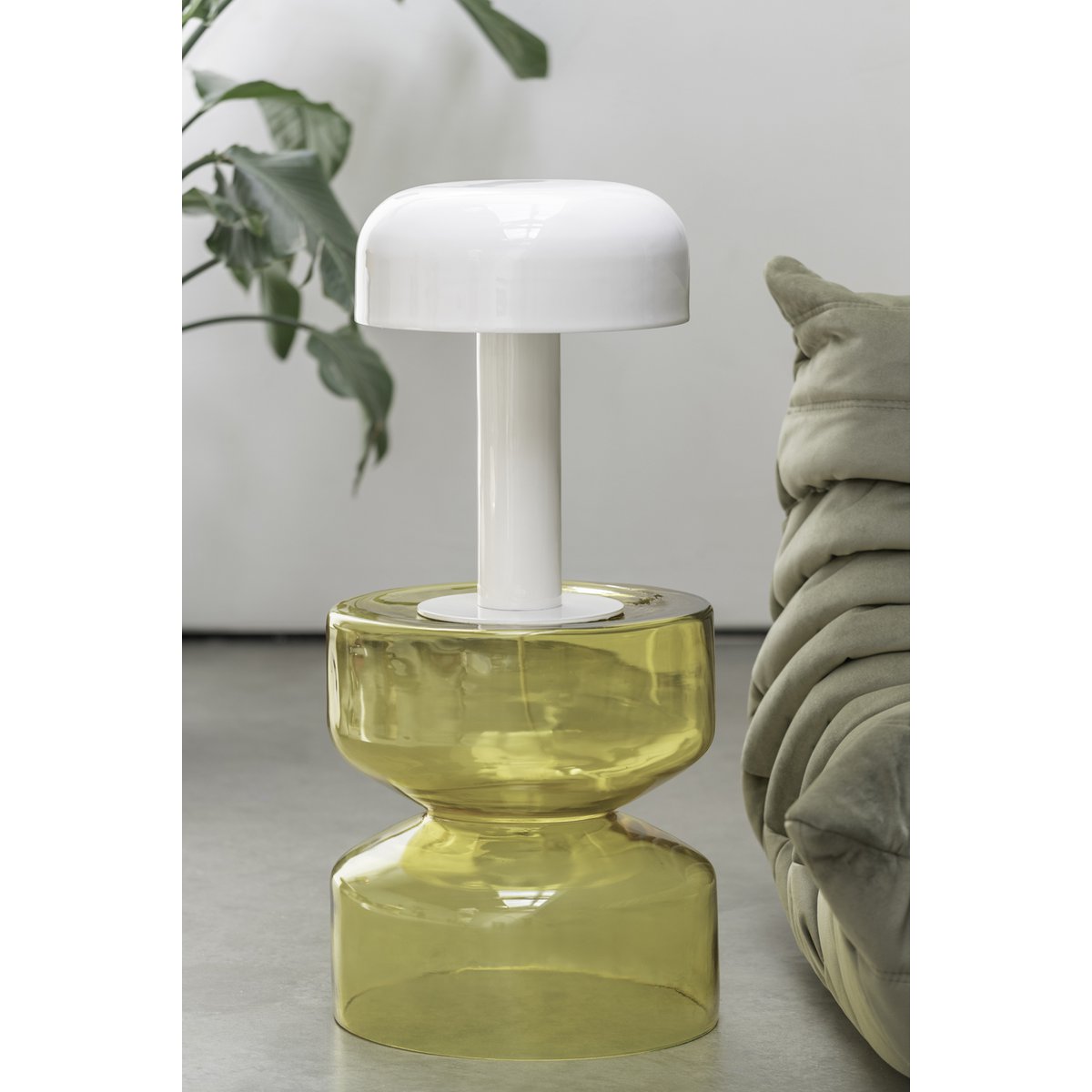 Beistelltisch aus Glas, Ø, 35 × 41 cm | VIA X SELECTION