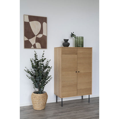Abstrakter Leinwand-Print beige-braun, 50 × 70 cm | VIA X SELECTION