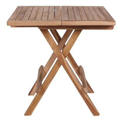 Beistelltisch aus Teakholz, 50 × 50 cm | VIA X SELECTION