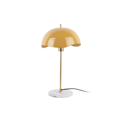 Leitmotiv Waved Dome Tischleuchte in in Gelb | VIA X SELECTION