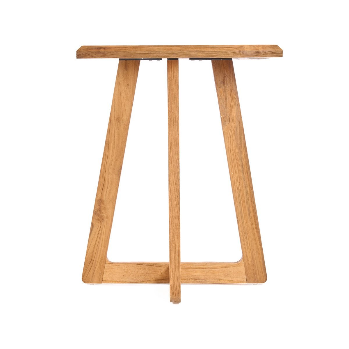 Bartisch recyceltes Teakholz quadratisch, 70 × 70 × 100 cm | VIA X SELECTION