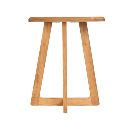 Bartisch recyceltes Teakholz quadratisch, 70 × 70 × 100 cm | VIA X SELECTION