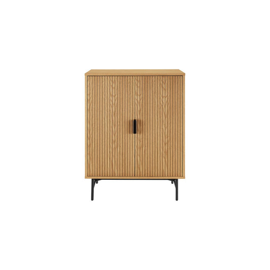 Hohe Kommode mit Eichenfront, 40 × 80 × 110 cm | VIA X SELECTION