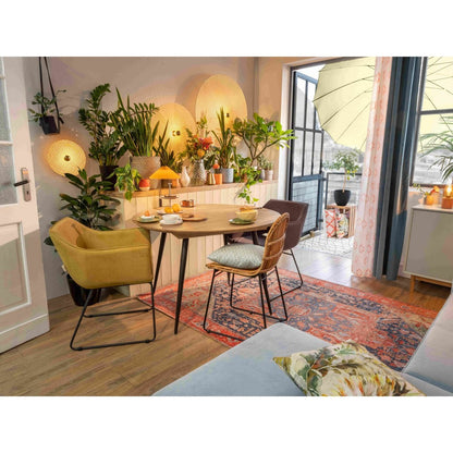 TOM TAILOR Home runder Esstisch Mangoholz Metallgestell 120 cm | VIA X SELECTION