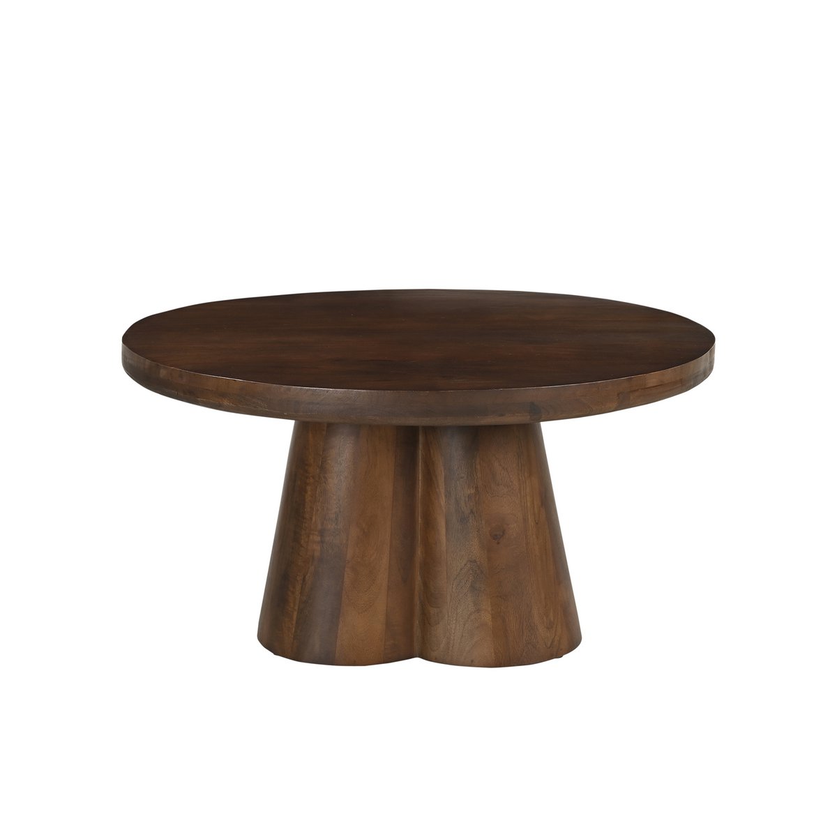 Runder Couchtisch aus Mangoholz, Ø, 80 × 40 cm | VIA X SELECTION