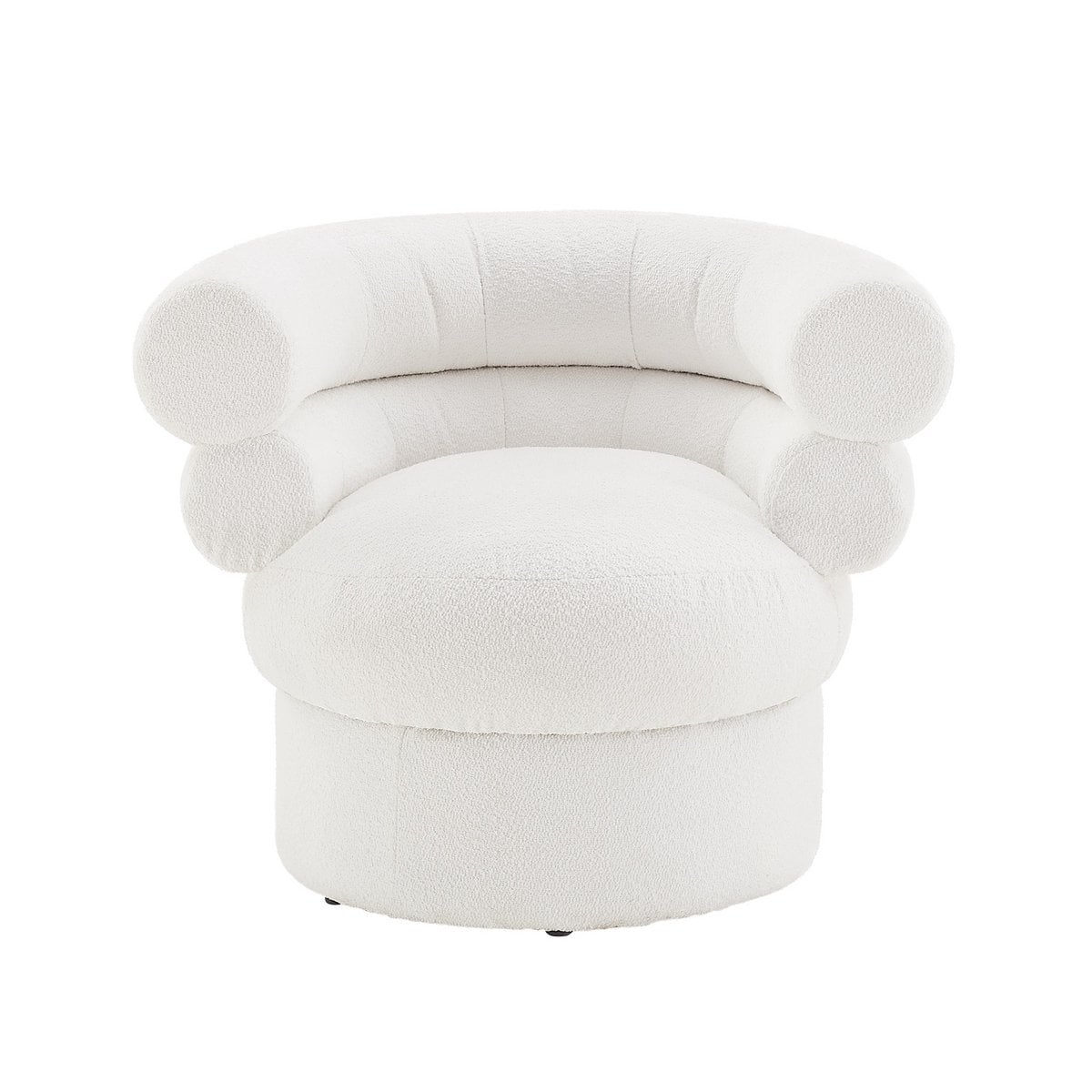 Sessel aus Bouclé weiß | VIA X SELECTION
