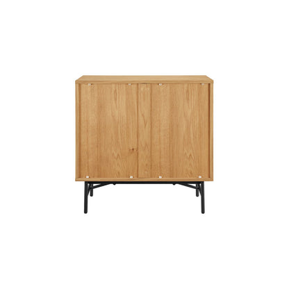 Kommode mit Eichenfront, 40 × 80 × 80 cm | VIA X SELECTION