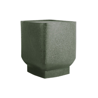 Beistelltisch aus Eisen in Moosgrün, 37 × 37 × 40 cm | VIA X SELECTION