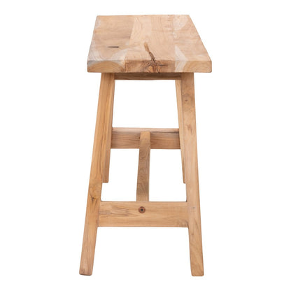 Sitzbank aus recyceltem Teakholz natur 90 cm | VIA X SELECTION