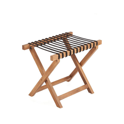 Kofferständer aus Teakholz klappbar, 55 × 40 × 50 cm | VIA X SELECTION