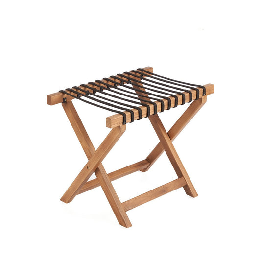 Kofferständer aus Teakholz klappbar, 55 × 40 × 50 cm | VIA X SELECTION