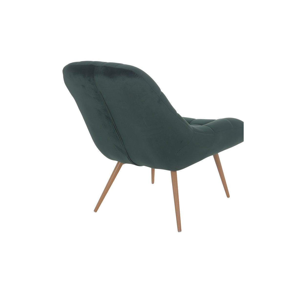 Loungesessel aus Samt grün mit XXL-Sitzfläche | VIA X SELECTION