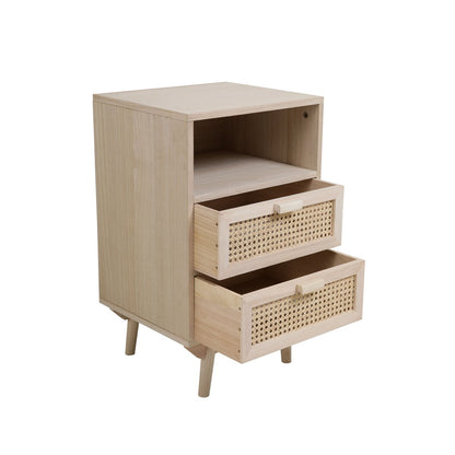 Kommode mit Rattangeflecht, 36 × 42 × 68 cm | VIA X SELECTION