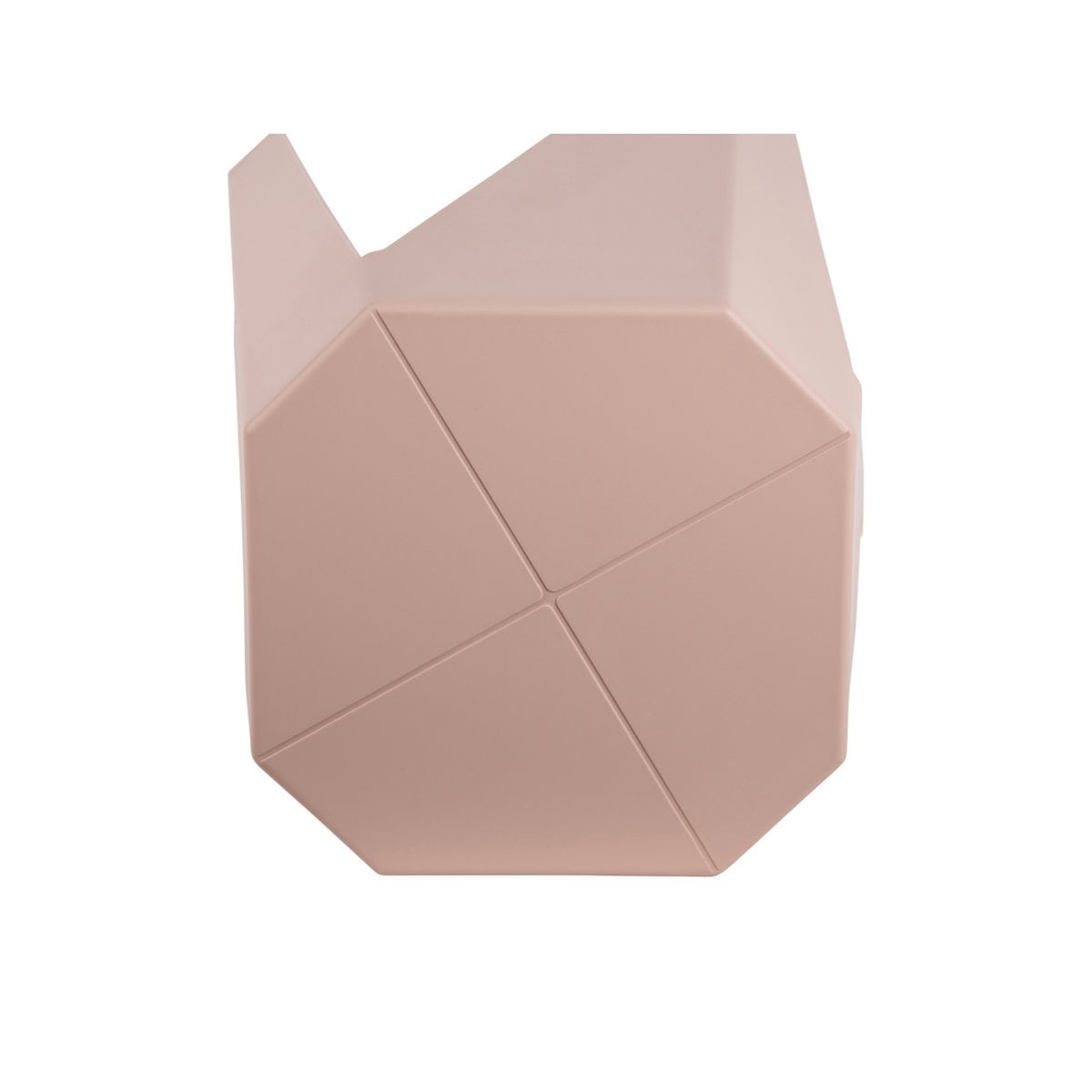 Kompakter Kunststoffhocker Rosa | VIA X SELECTION