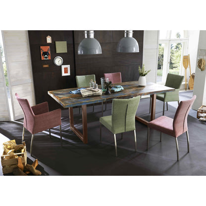 Esstisch Altholz mehrfarbig, 200 × 100 cm | VIA X SELECTION