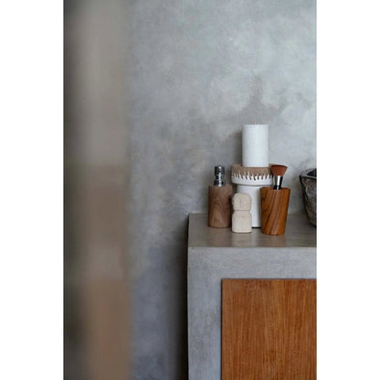 Hoher Becher aus Teakholz 16 cm | VIA X SELECTION