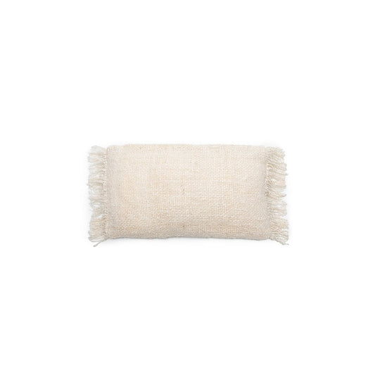 Kissenbezug aus Baumwolle in Creme, 30 × 50 cm | VIA X SELECTION