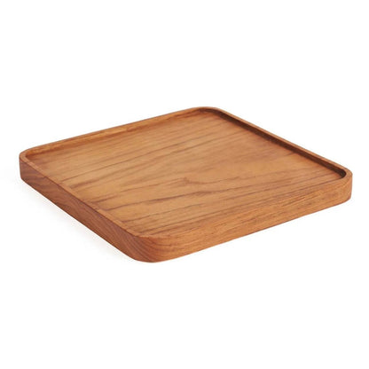 Quadratischer Teller aus Teakholz 15 cm | VIA X SELECTION