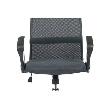 Bürostuhl mit Mesh-Rücken Grau/Schwarz | VIA X SELECTION
