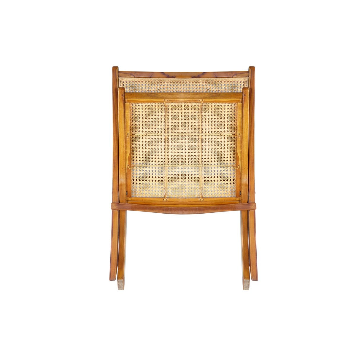 Klappstuhl aus Rattan Braun | VIA X SELECTION