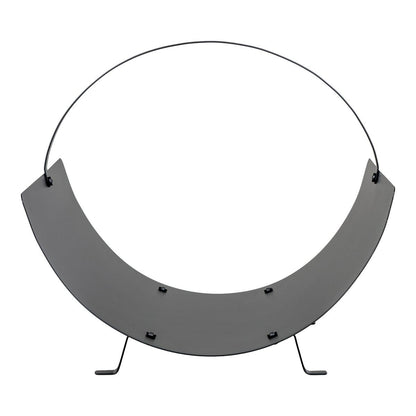 Kaminholzhalter aus schwarzem Stahl | VIA X SELECTION