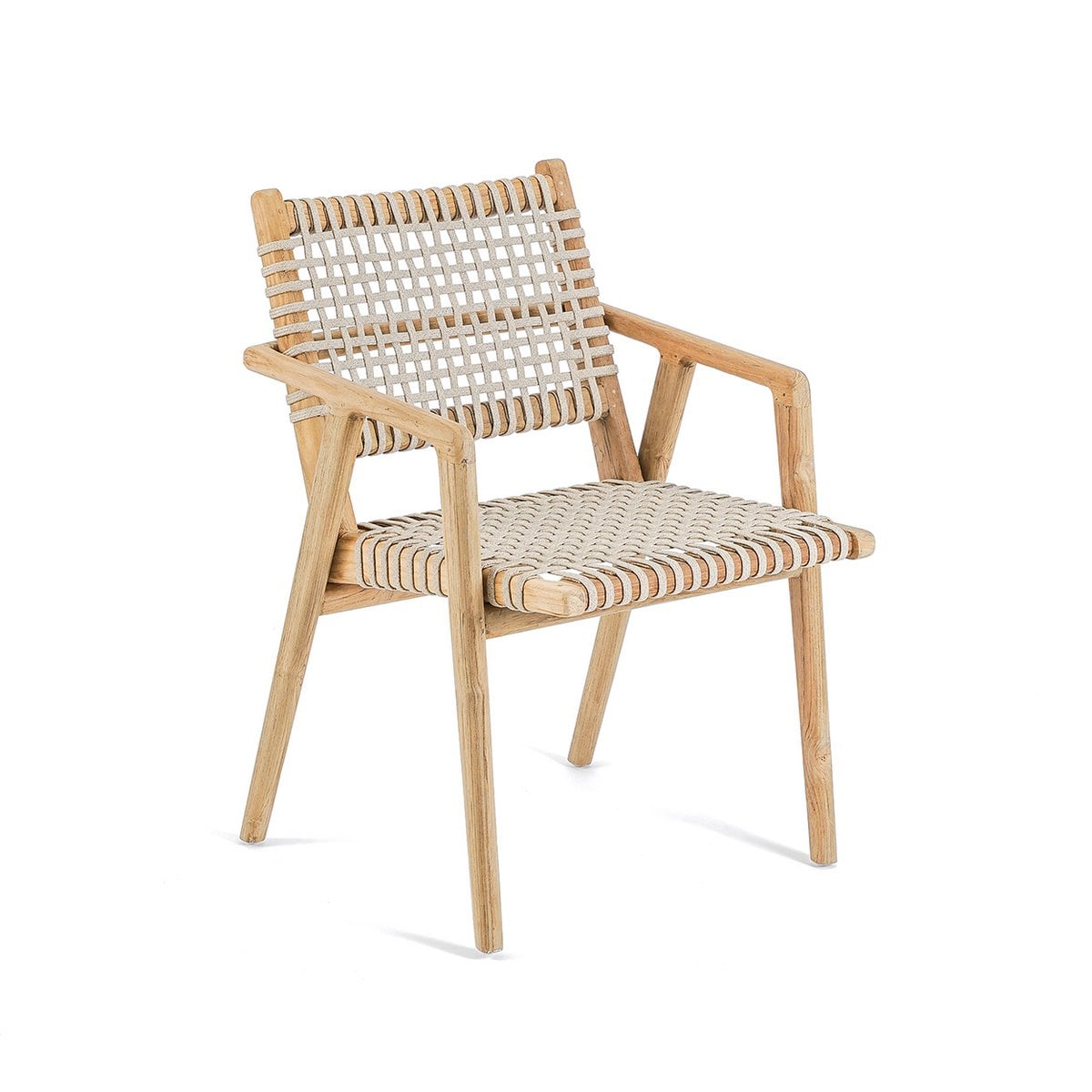 Esszimmerstuhl aus recyceltem Teakholz mit rustikalem Charakter | VIA X SELECTION