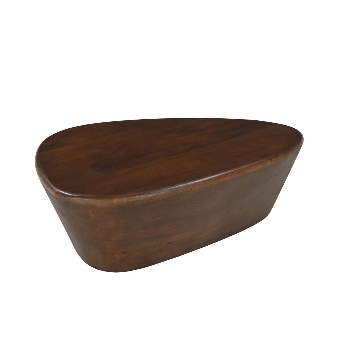 Couchtisch aus Mangoholz mit dreieckiger Platte, 78 × 107 × 30 cm | VIA X SELECTION