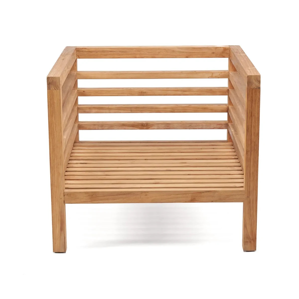 Modulares Outdoor-Sofamodul aus Teakholz | VIA X SELECTION
