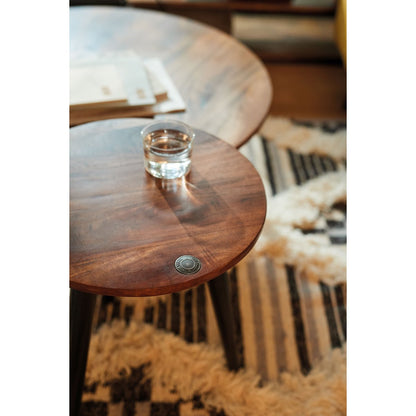 TOM TAILOR Home Beistelltisch aus Mangoholz, 60 × 60 × 57 cm | VIA X SELECTION