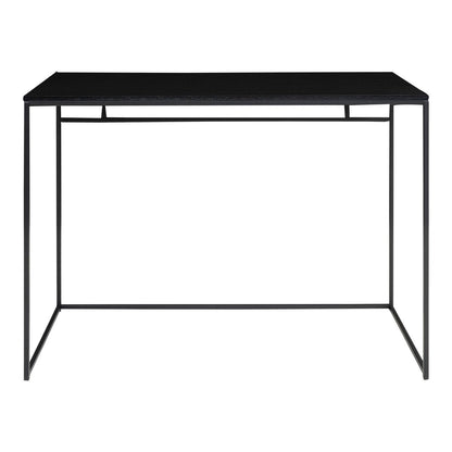 Schreibtisch schwarz mit Glasplatte, 100 × 45 cm | VIA X SELECTION