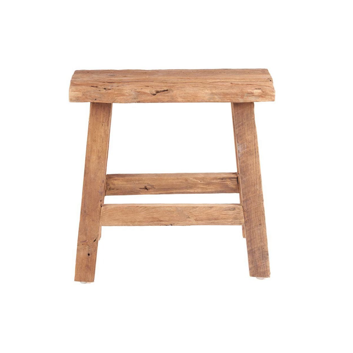Hocker aus Holz natur mit schmaler Form | VIA X SELECTION