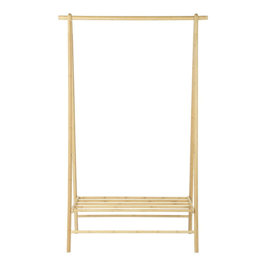 Kleiderständer aus Bambus natur mit Ablage, 104 × 46 × 164 cm | VIA X SELECTION