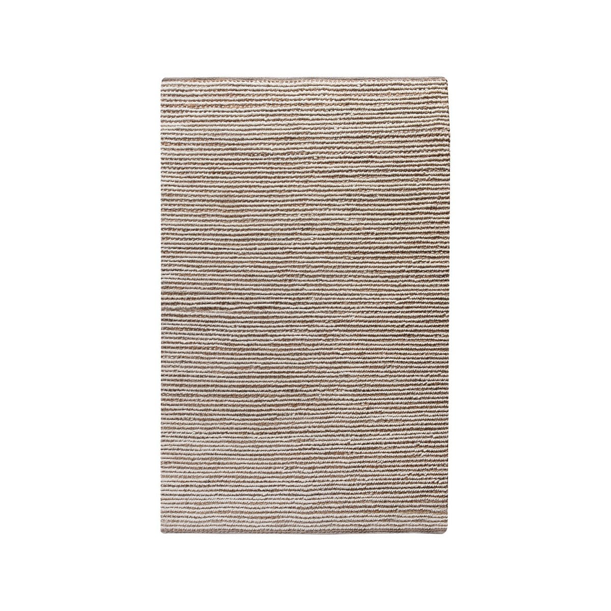 Handgewebter Teppich aus Wolle und Jute natur-elfenbein, 160 × 230 cm | VIA X SELECTION