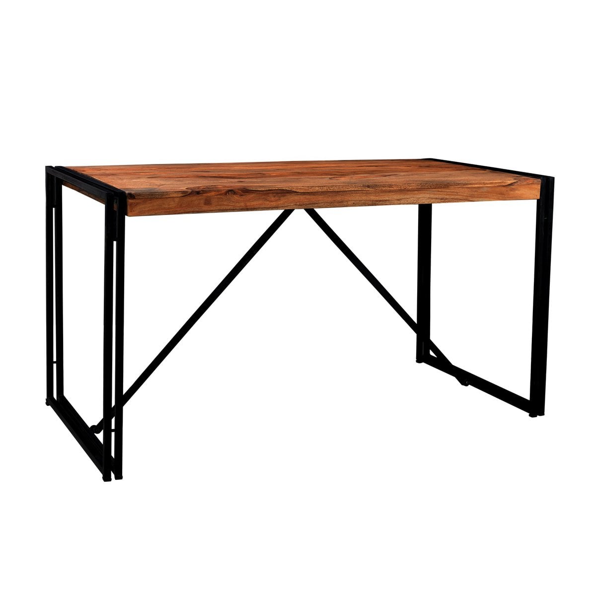 Esstisch Akazienholz Factory-Look, 140 × 70 cm | VIA X SELECTION