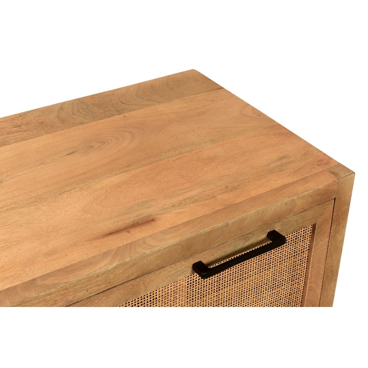 Niedriger Schuhschrank mit Rattanfront 40 × 84,5 × 48 cm | VIA X SELECTION