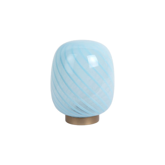 Leitmotiv Summer Globe Tischleuchte aus Glas in in Blau | VIA X SELECTION