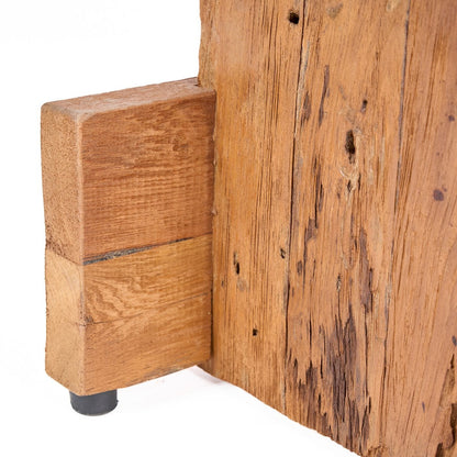 Blockhocker aus recyceltem Teakholz in Natur | VIA X SELECTION