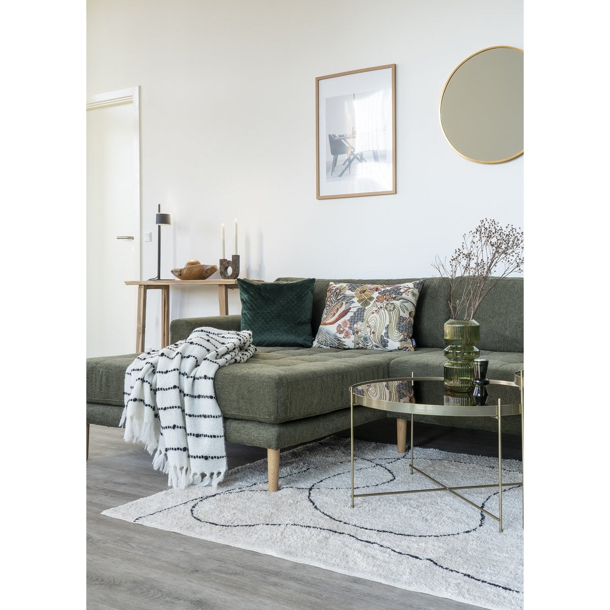 Teppich mit abstraktem Linienmuster, 160 × 230 cm | VIA X SELECTION