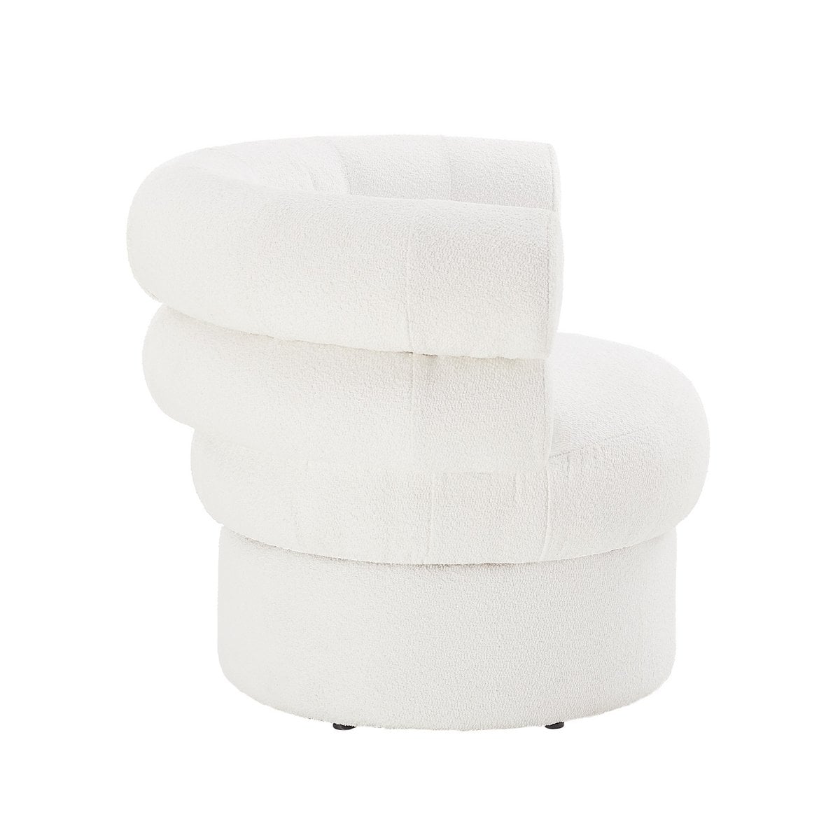 Sessel aus Bouclé weiß | VIA X SELECTION