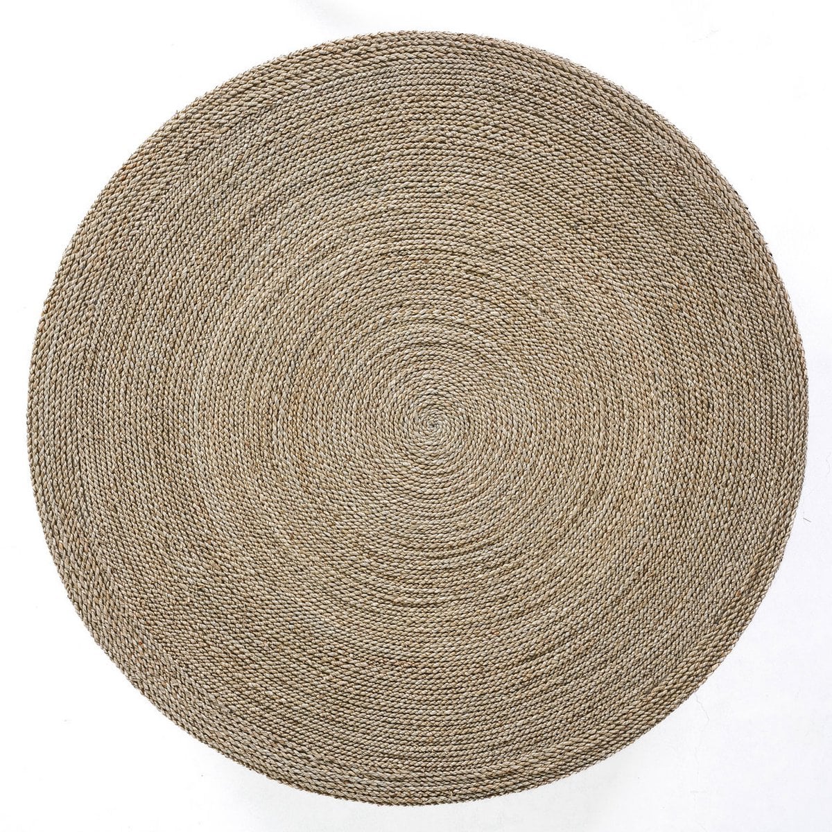 Großer Pouf aus Seegras mit Flechtmuster | VIA X SELECTION