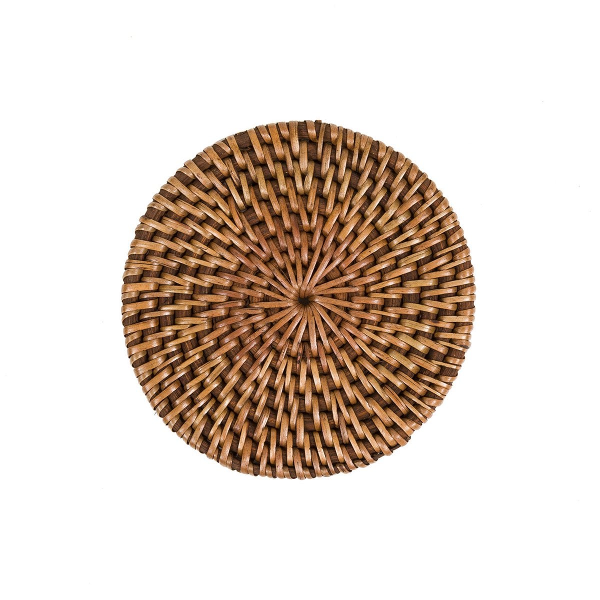 Rattan-Untersetzer in Naturbraun 11 cm | VIA X SELECTION