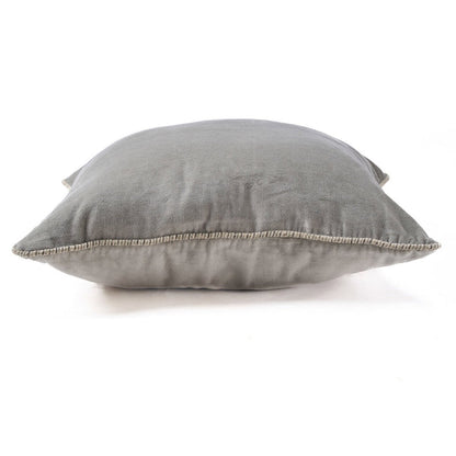 Kissenbezug aus Samt in Grau, 50 × 50 cm | VIA X SELECTION